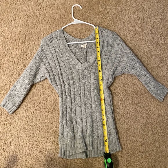 Grey V-neck Sweater from Aerie - Picture 4 of 4